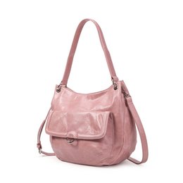 Ully roze hobo lederen tas