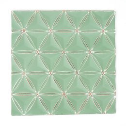 Grøn diamant geometrisk diamantvægpanel til moderne boligindretning