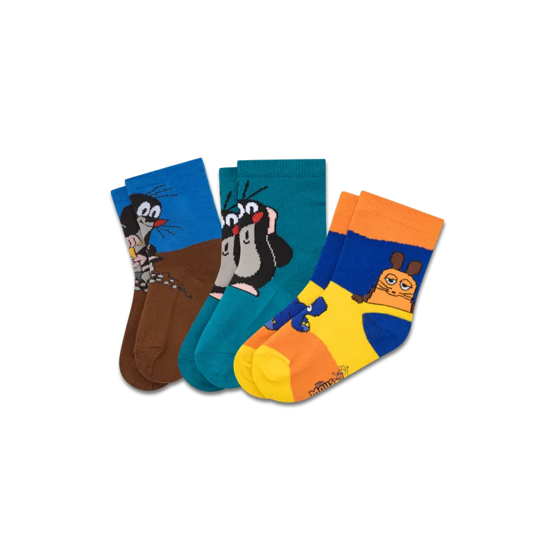 koaa – Mouse and Mole – Socks 3-pack