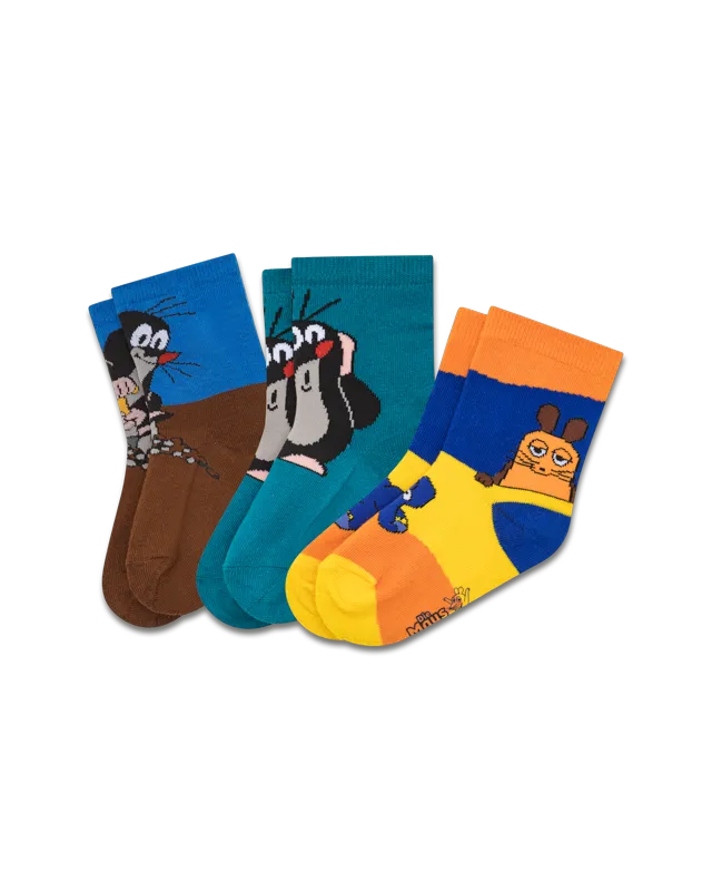 koaa – Mouse and Mole – Socks 3-pack