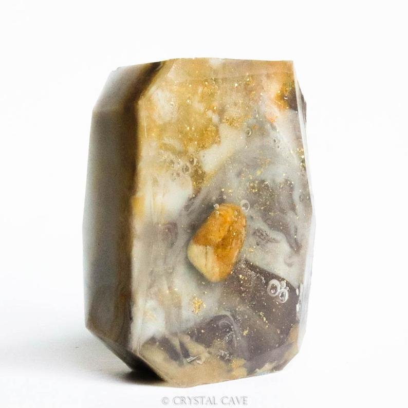 Gemstone Soap - Warm Sands - Yellow Jasper