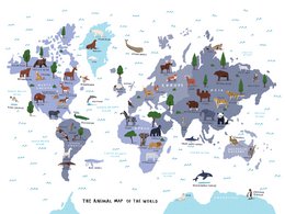 El mapa del mundo animal