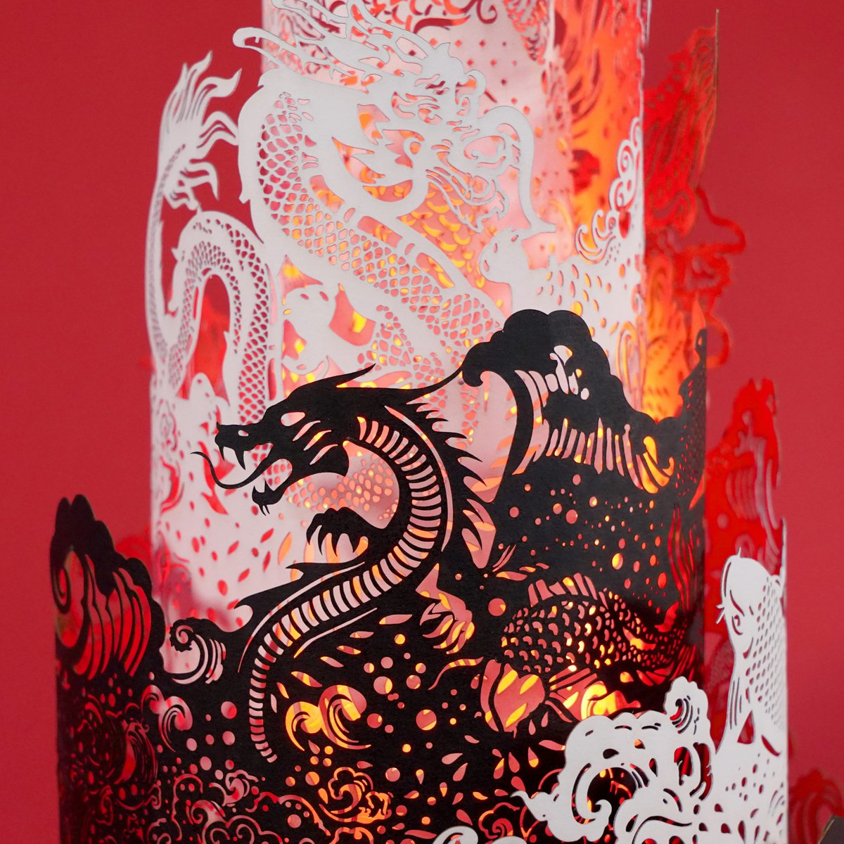 Spiro Dragon lamp (gigantische uitvoering)