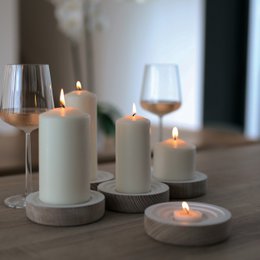 Candle holder CANDLE WOOGIE green