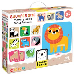 Suuuper Size Memory Game Wilde Tiere 2+