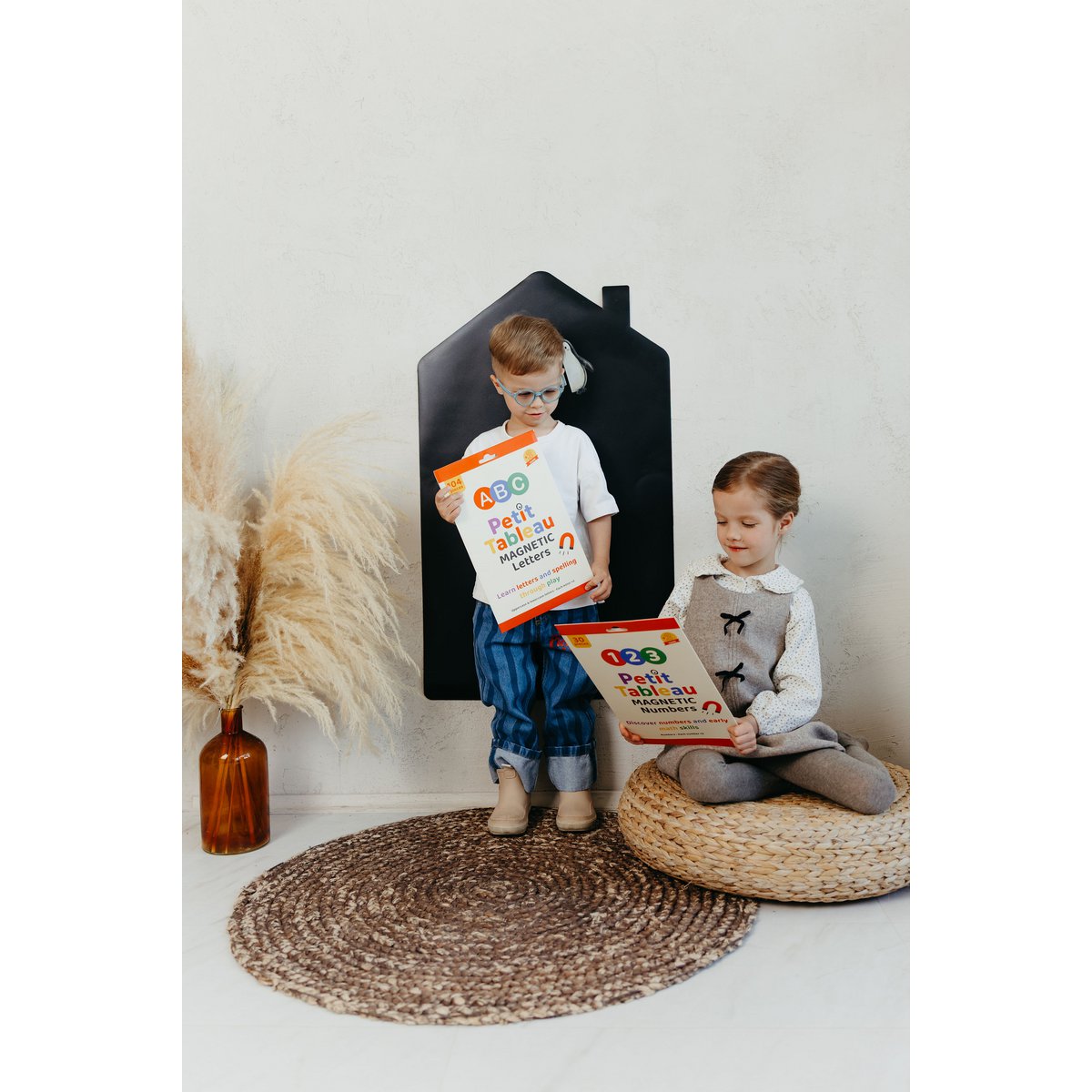 Tableau magnétique pour enfants - Maison