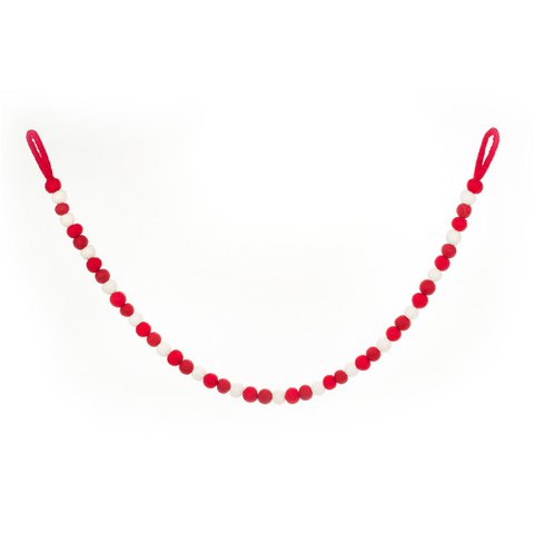 Handgemachte biologisch abbaubare Filz Weihnachten Bubble Garland Home Decoration