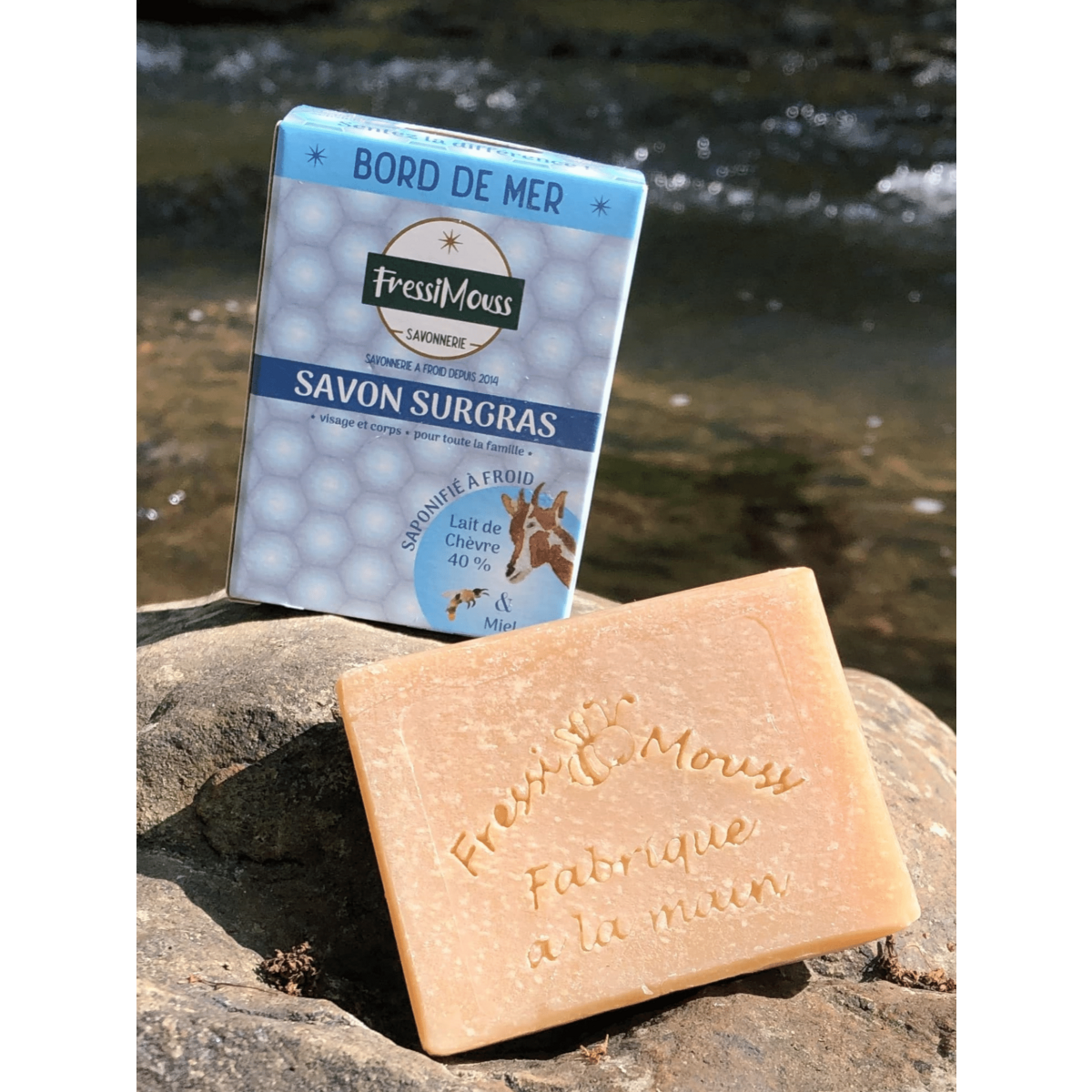 Organic Goat's Milk Soap (40%) & Honey, Seaside