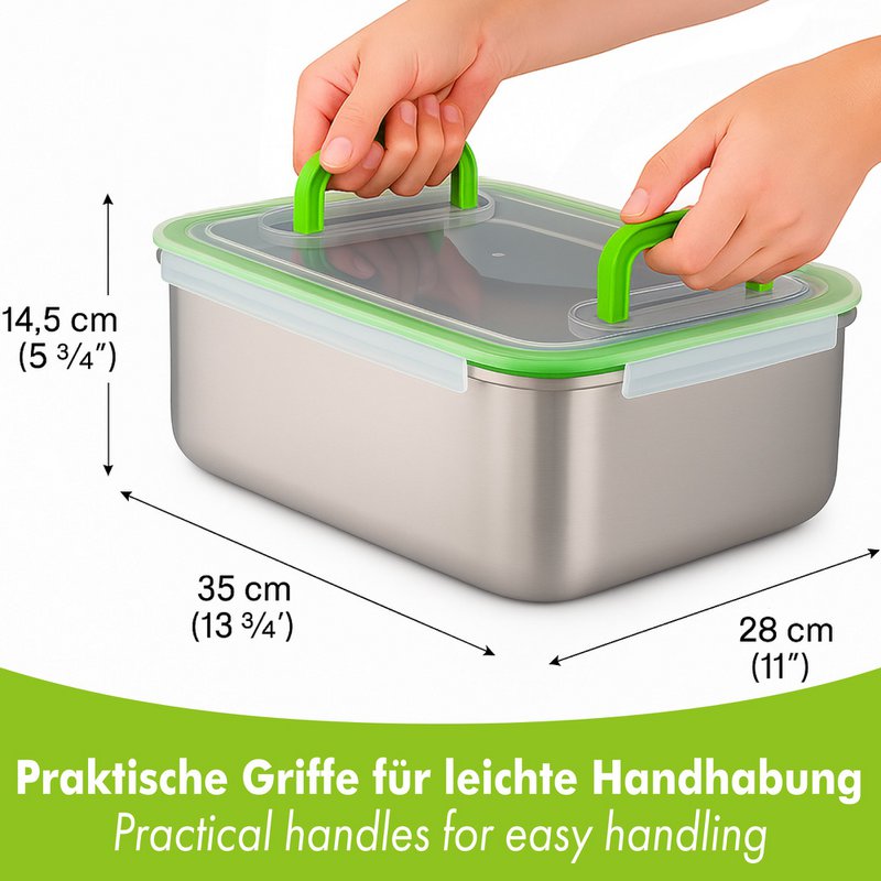 Contenitore per alimenti in acciaio inox