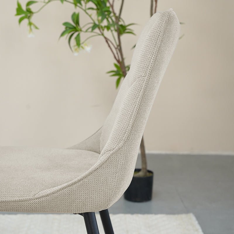 Chaise de salle à manger Giselle [lot de 2] [tissu lin]