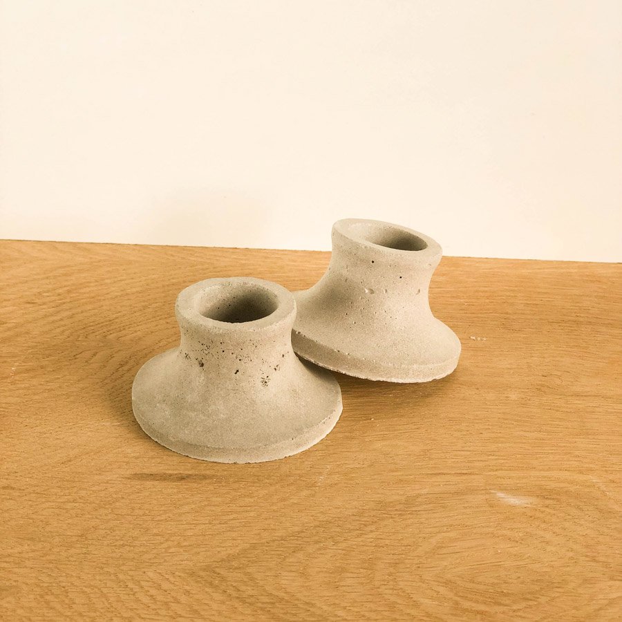 Kerzenhalter aus Beton