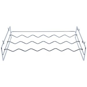 BOTELLERO CROMADO APILABLE 54X33X11CM, PARA 6 BOTELLAS ST81340