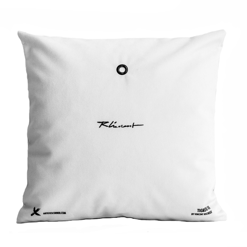 Velvet Cushion Tigrou III by Vincent Richeux