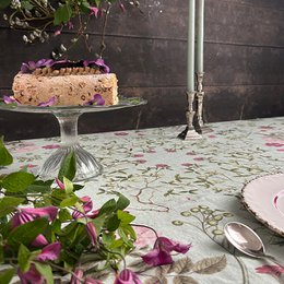 Table cloth extra length - The Flora Danica Atlas