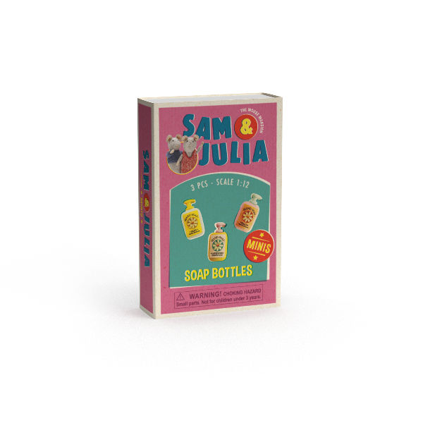 Mini's - Babyflesjes (3 st) - schaal 1:12 - Sam & Julia - Het Muizenhuis