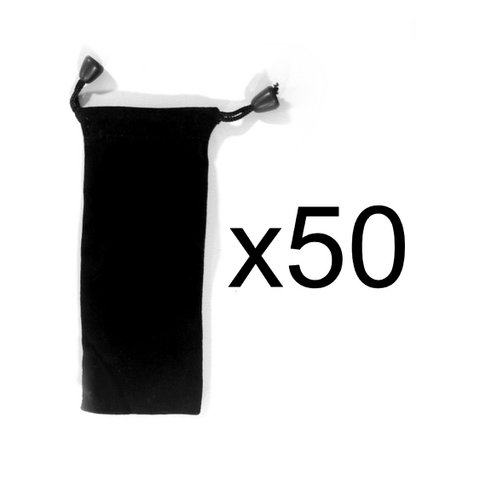 50 velvet gift pouches with cord
