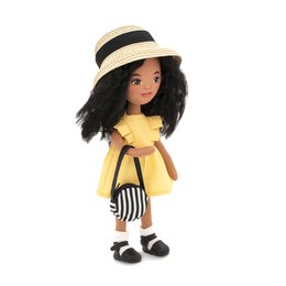 Soft toy, Sweet Sister - Tina in a Yellow Dress + bonus accessories set (35cm)
