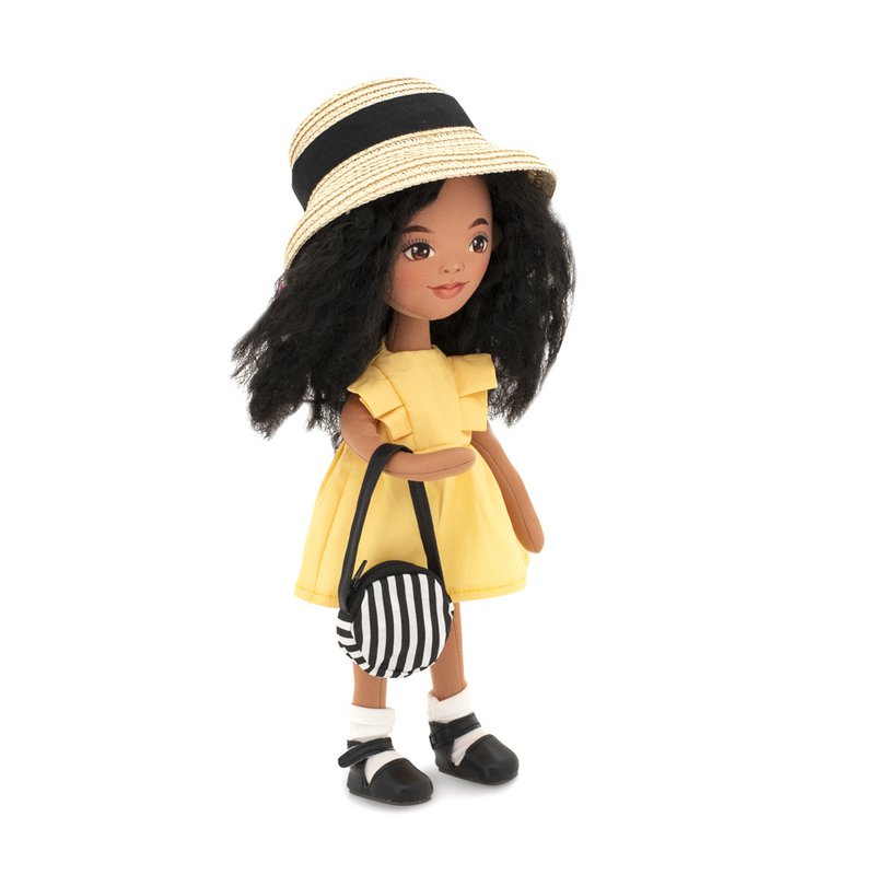 Soft toy, Sweet Sister - Tina in a Yellow Dress + bonus accessories set (35cm)