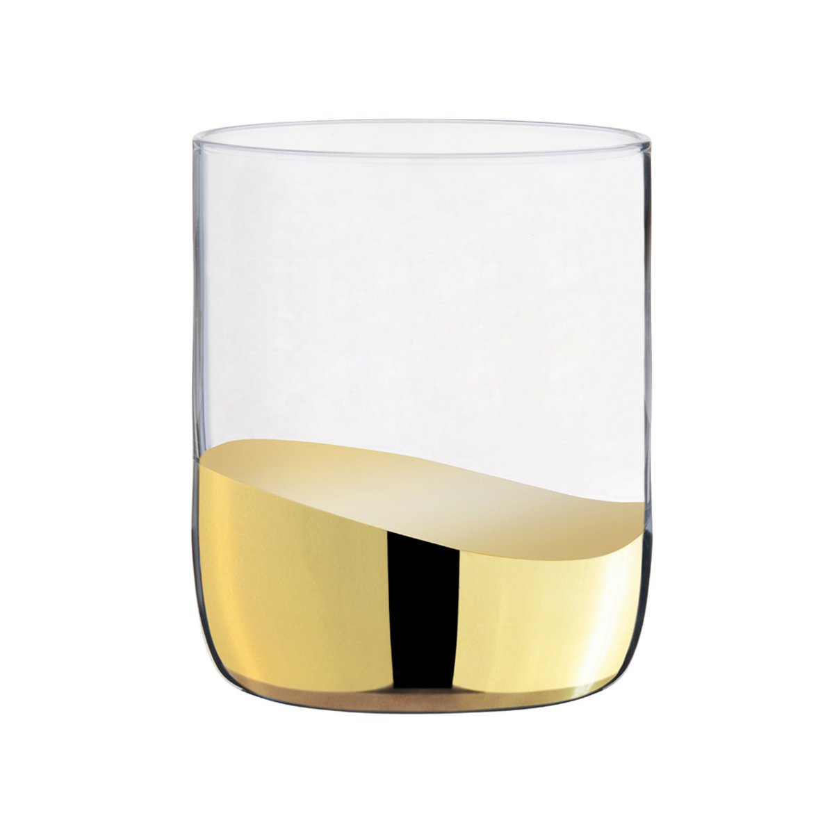 Set of 2 Wave Gold DOF Tumblers