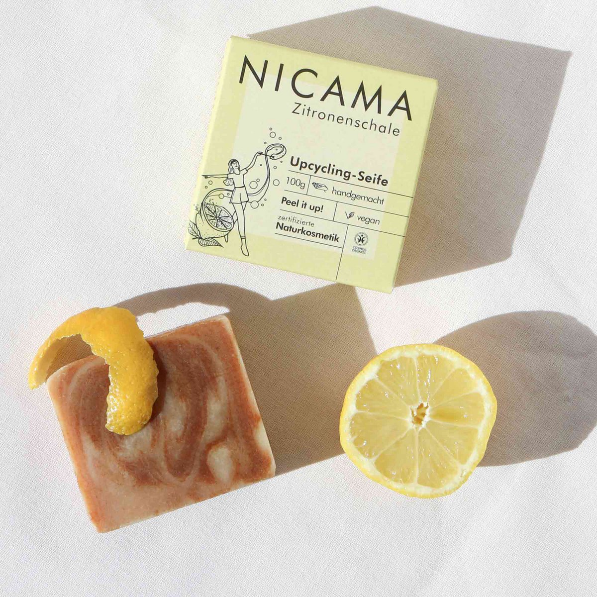 NICAMA - Upcycling sæbe med citronskal