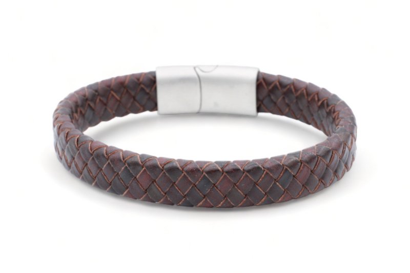 Læderarmbånd 12mm - Med kollektion