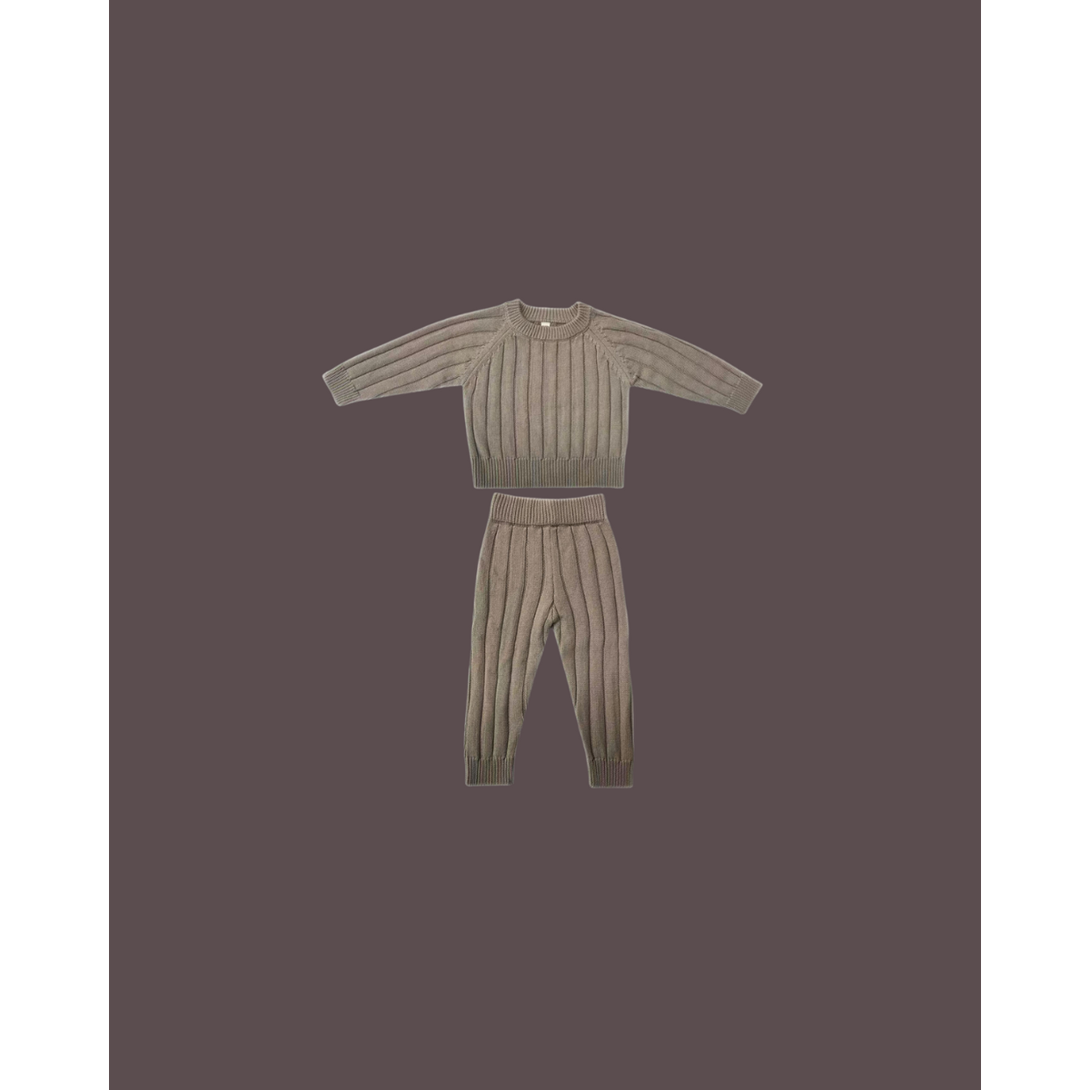 Set unisex in maglia – Tortora Greige