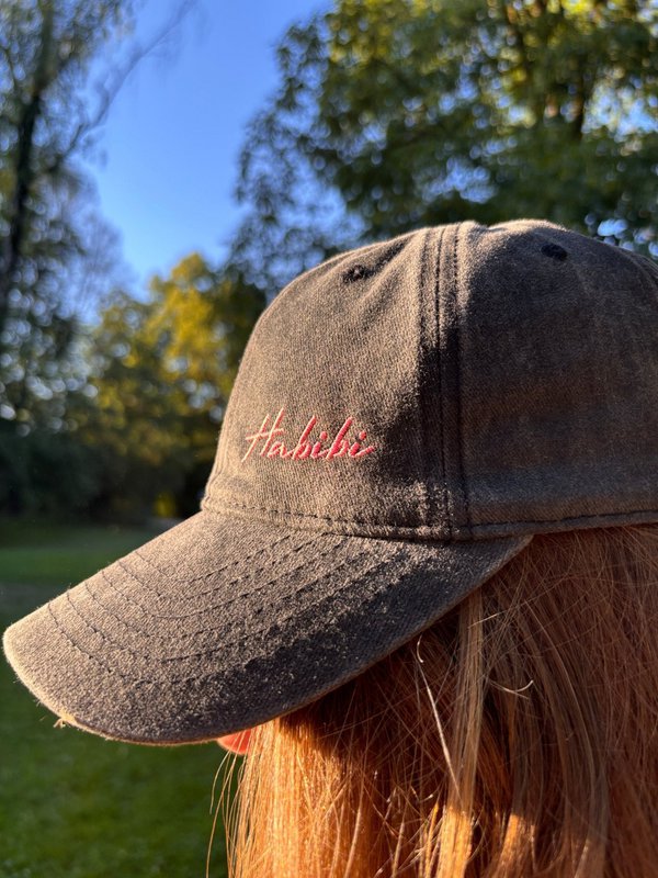 LEY! "Habibi" kasket i antrazit kopi