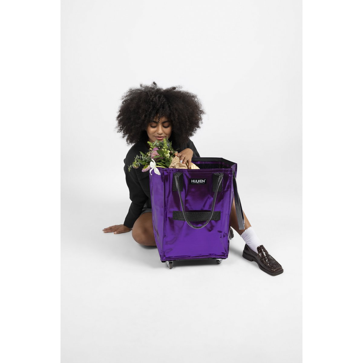 Hulkenbag Medium Ultraviolet with built -in cover