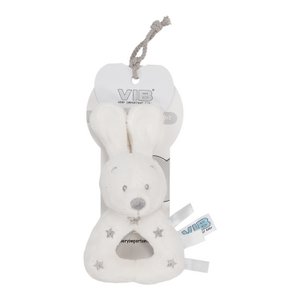 Plüsch-Kaninchenrassel 'Very Important Rabbit' Weiß