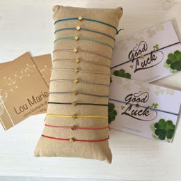 Pulsera trébol Buena Suerte