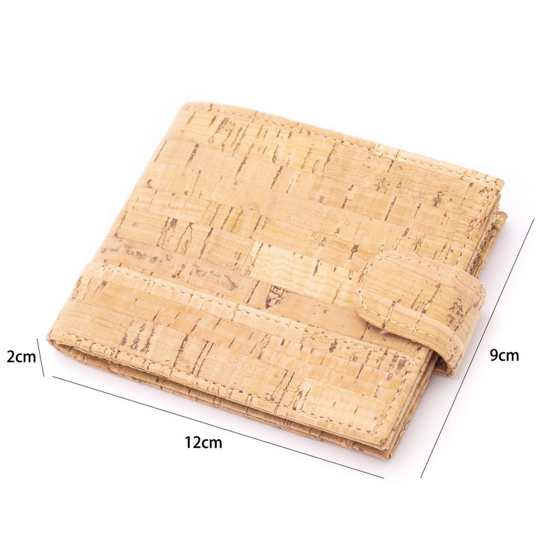 Natural rustic cork wallet for men BAG-2232