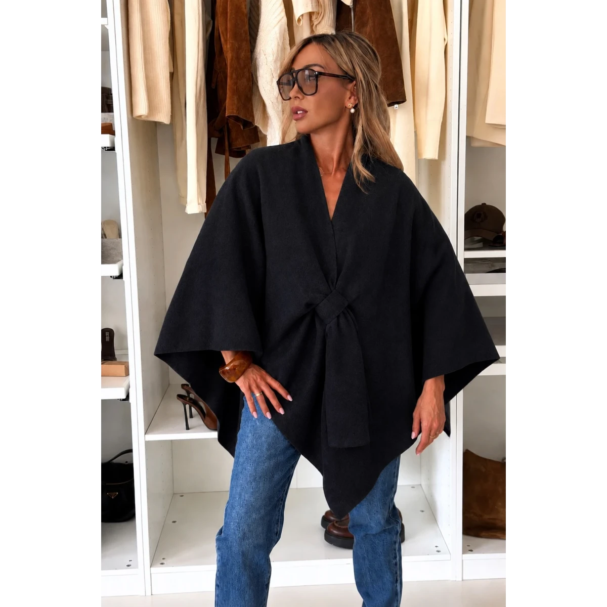 Noir Taille unique