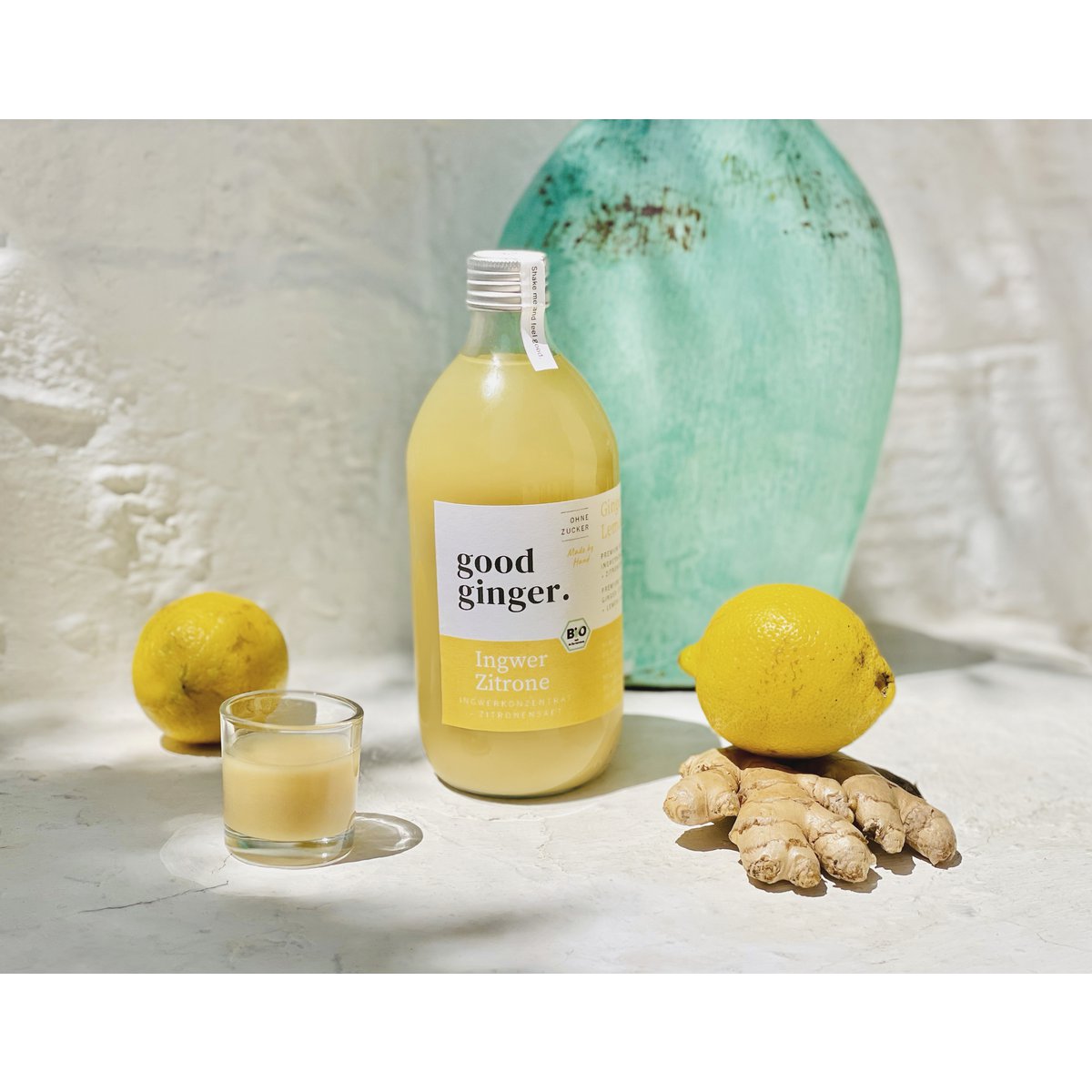 Concentré de gingembre bio + jus de citron