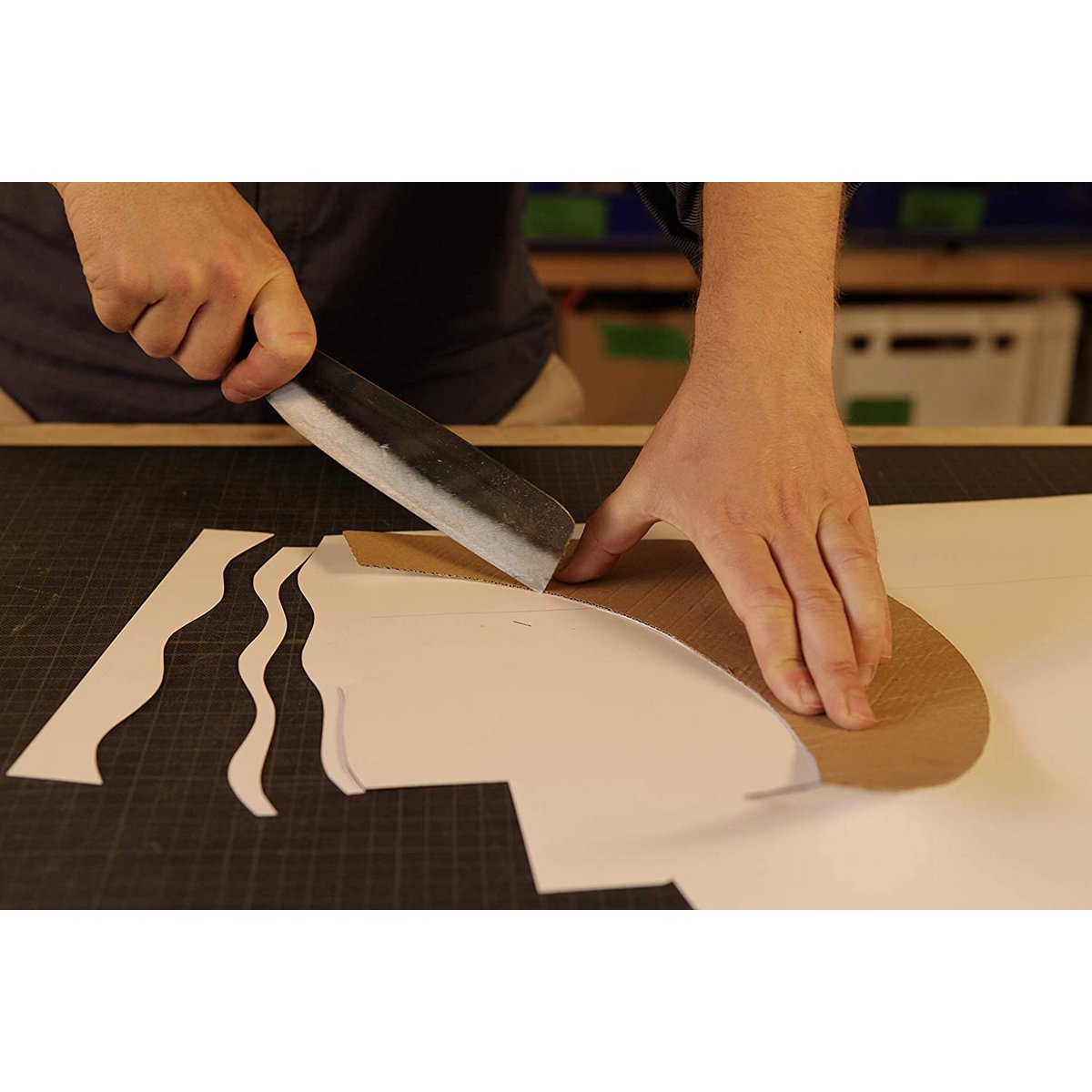AUTHENTIC BLADES MOC MAC, cuchillo de cocina asiático, longitud de hoja 16-20cm