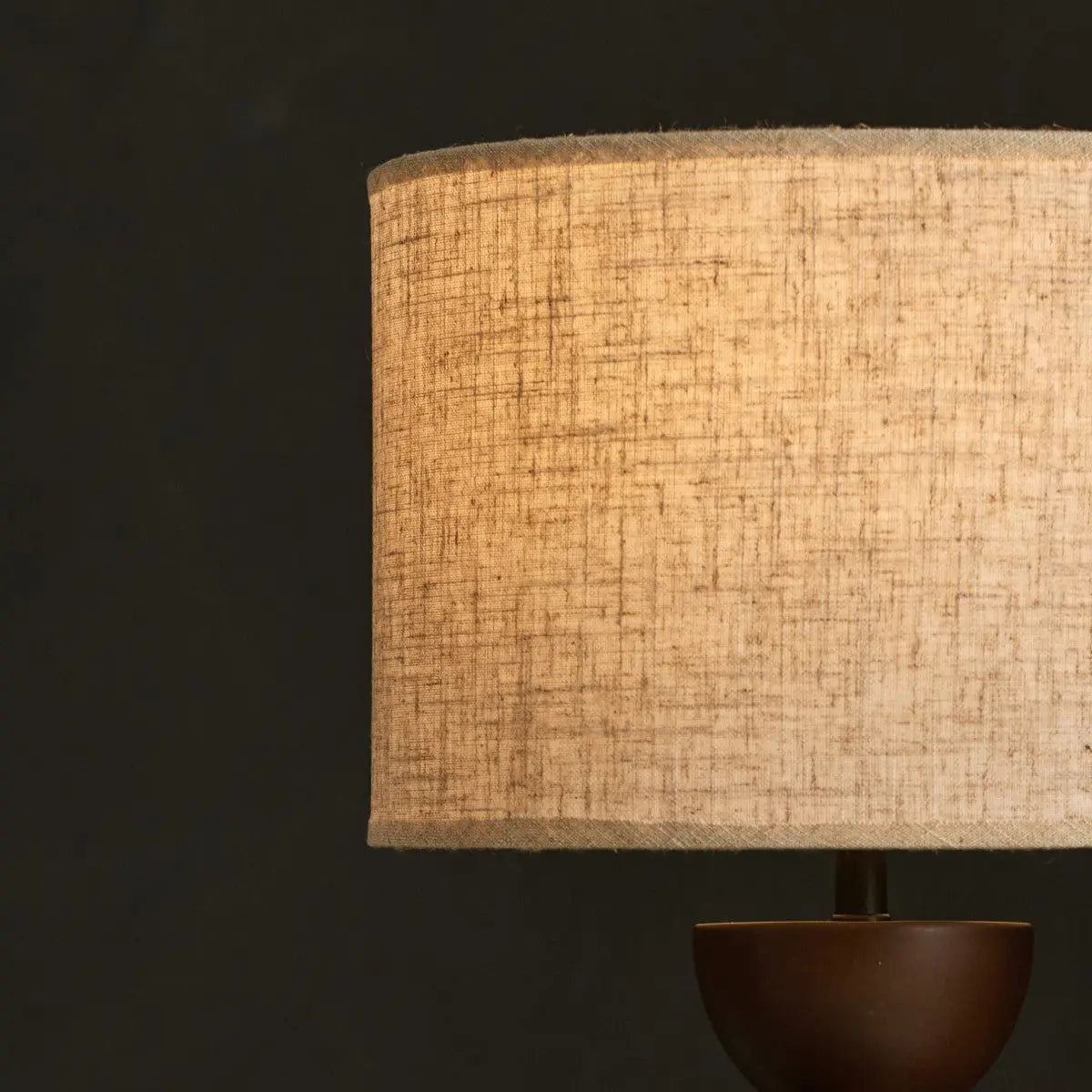 Lampada da tavolo Kai Marrone Scuro