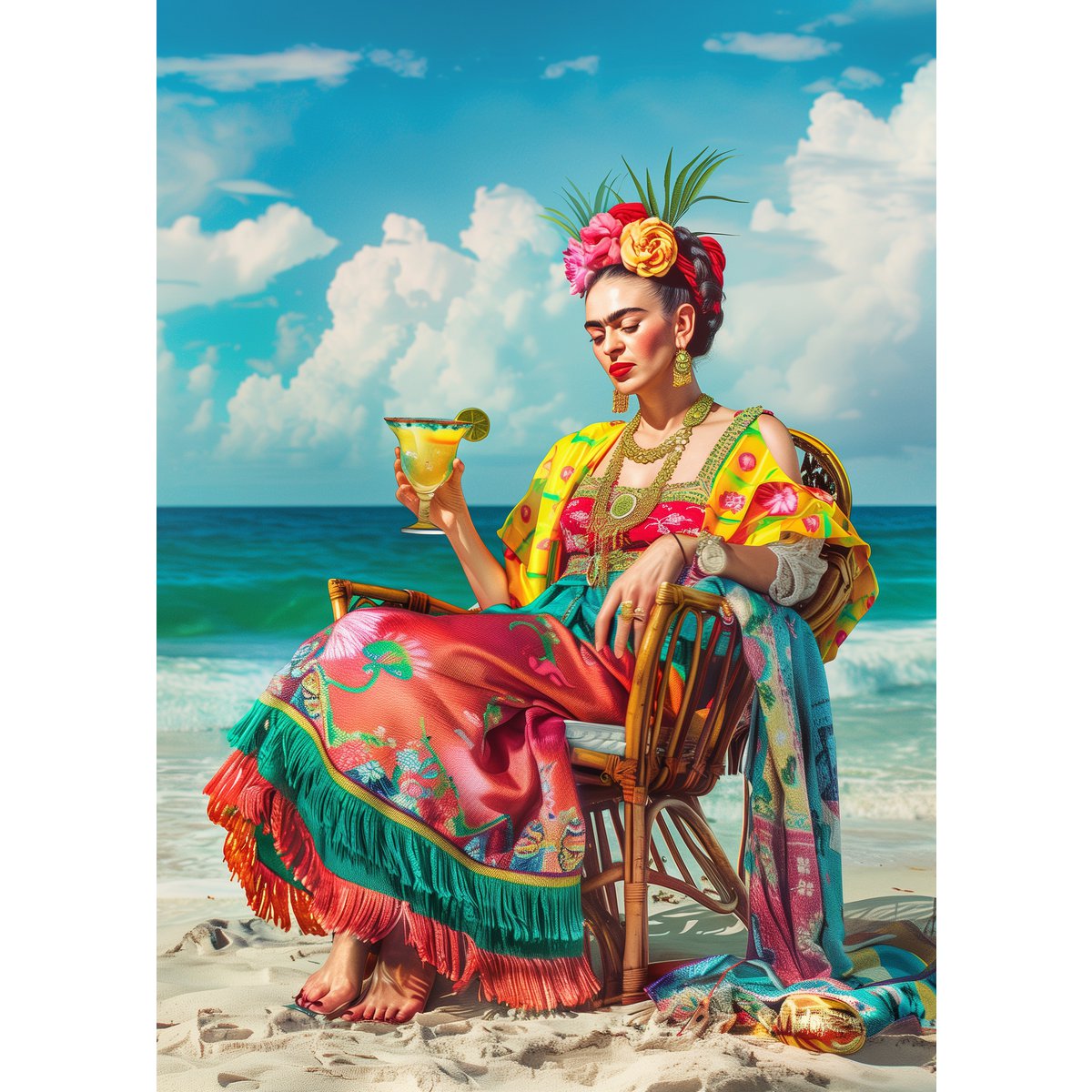 Frida Kahlo: At Sea | Kaart Fripperies