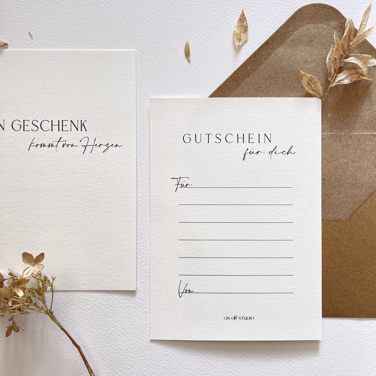 Gutscheinkarte für deinen Lieblingsmenschen