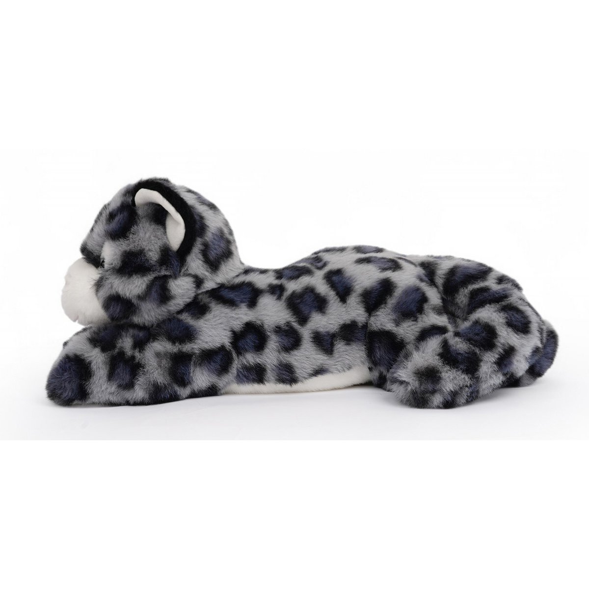 Peluche One Love - Leopardo delle nevi grigio cielo e nero