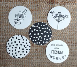 Wall circle living circle 'Every day is a party'