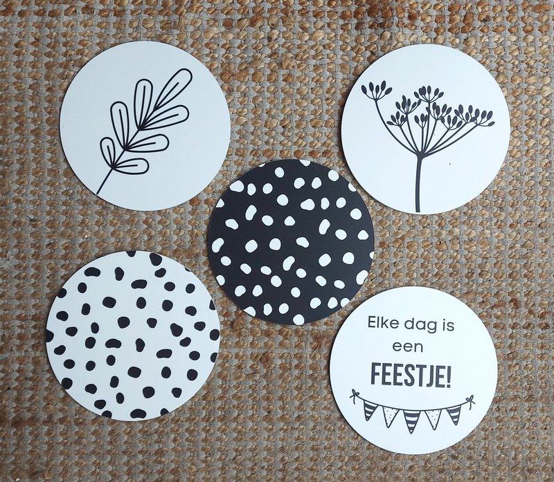 Wall circle living circle 'Every day is a party'