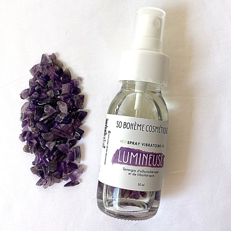 Luminous and Amethyst vibratory spray