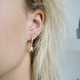 superstar oorbellen mini
