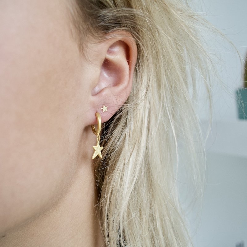 superstar oorbellen mini
