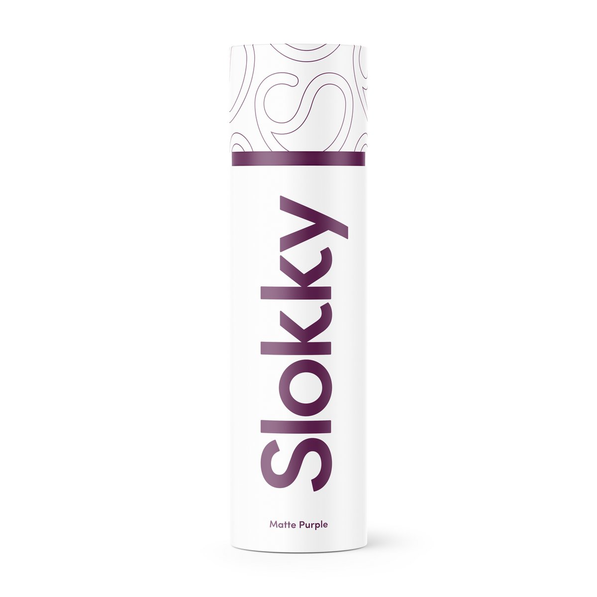 Slokky Matte Purple Bottle & Lid - 500ml