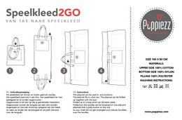 Laufstall Teppich Speelkleed2GO Botanical Green