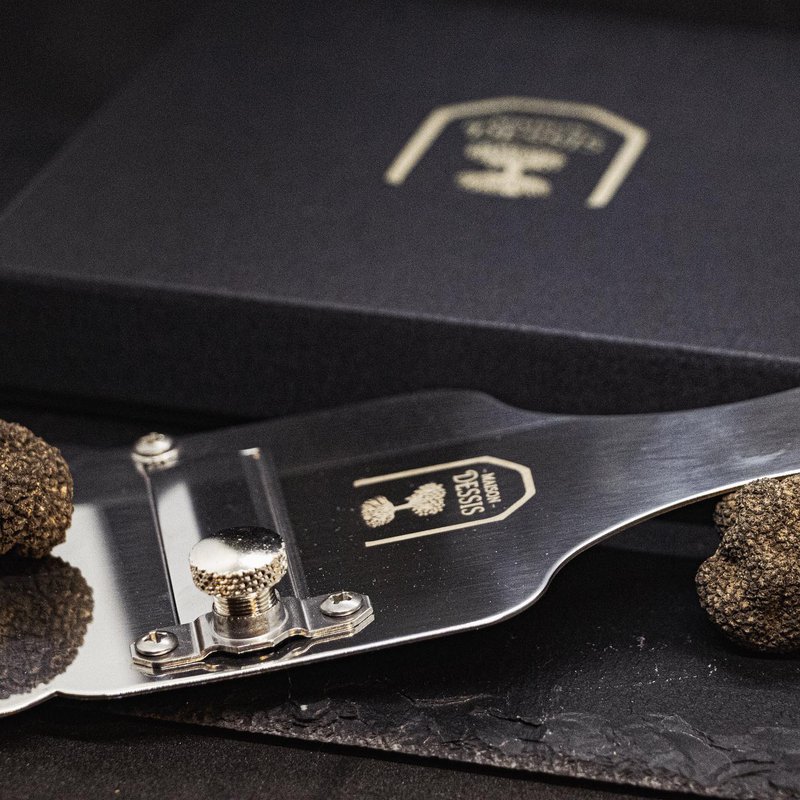 Roestvrijstalen mandoline voor truffels