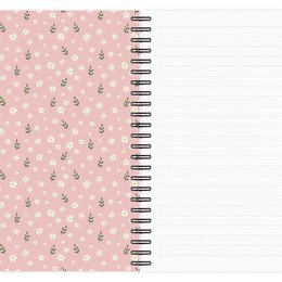 Notepad Boho Floral Pattern No. 3 A5