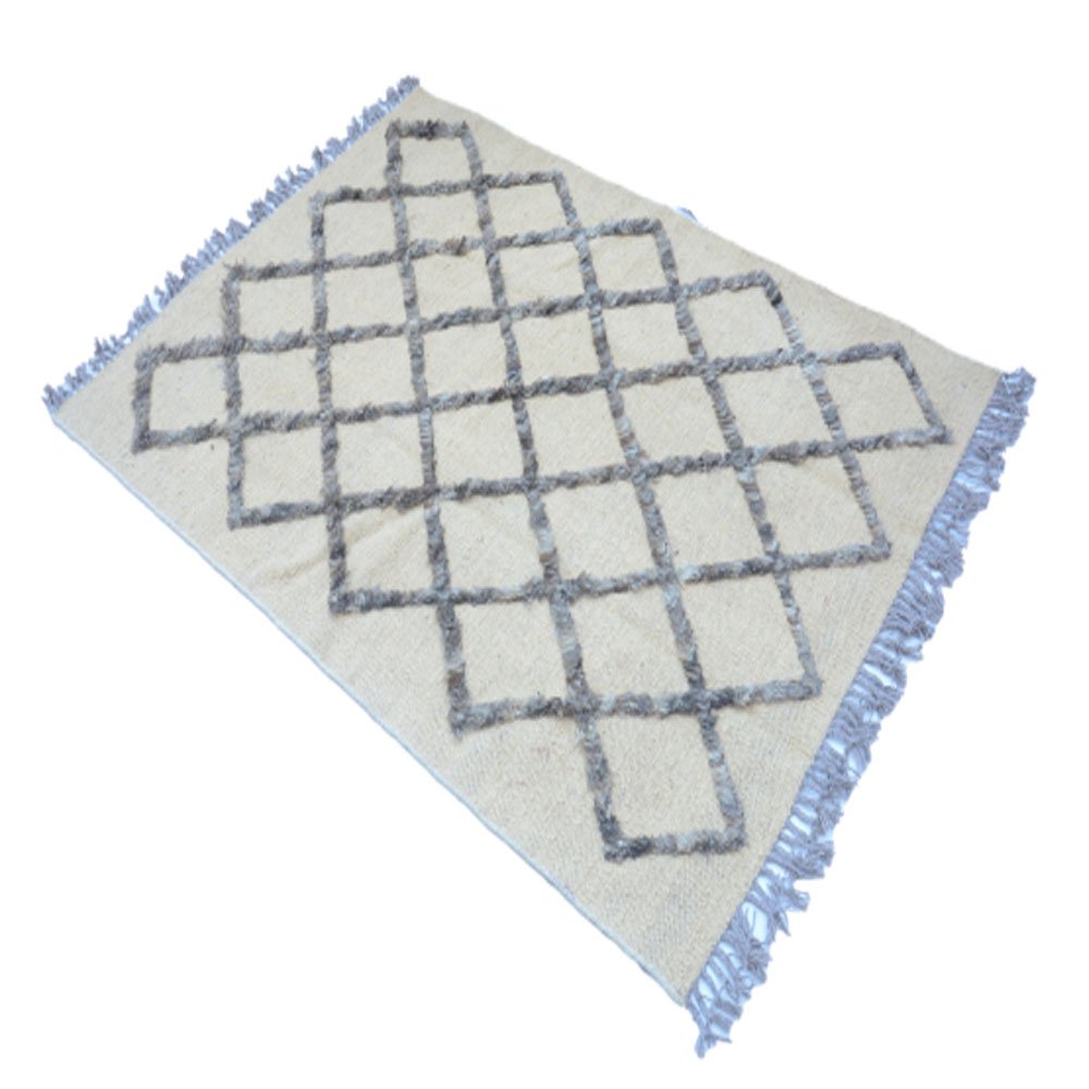 IKAT Sivas Tan Brown Kelim Teppich