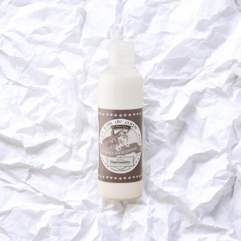 Body lotion with donkey milk