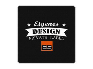 Foto Untersetzer Steingut 10x10cm für ihr eigenes Design